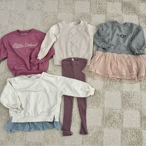 Zara Girls 4T Sweater bundle